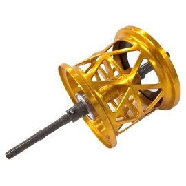 VISPREA Bait Reel Replacement Spool Shallow Groove Spool Fits Daiwa DAIWA for CC80 CR80 CG80 BASSX Shallow Spool Bait Finesse Spool Metal Refurbished Replacement Parts for Bait Finesse Lightweight