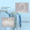 360 Degree Rotating Tie Rack - 21 Claw Plastic Hanger