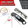 Instant Read Digital Meat Thermometer - 2 Pack Waterproof Kitchen
