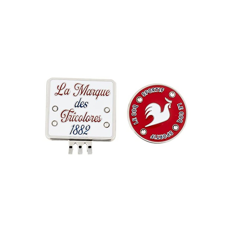 Coq Sportif QQCVJX50 Women's Marker Clip, Cute Golf, WH00 (white)