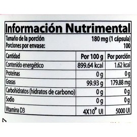 Natural Health Vitamina D3 5000 Ui 100 Caps Natural Health