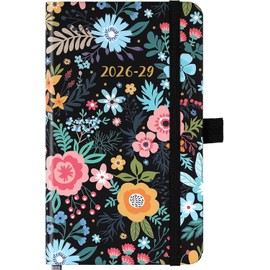 2026-2029 Pocket Planner/Calendar - Monthly Pocket Planner/Calendar with Pen Hold, July 2026 - June 2029, Inner Pockets and 63 Notes Pages, 6.6" x 3.7"