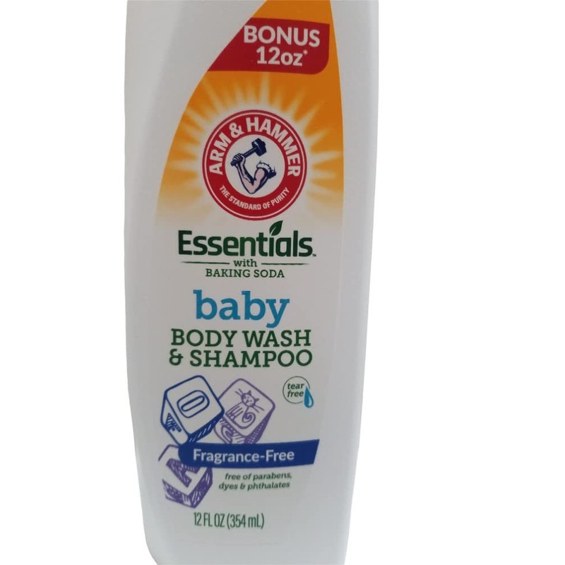 Arm & Hammer Essentials Baby Body Wash & Shampoo (Fragrance-Fre
