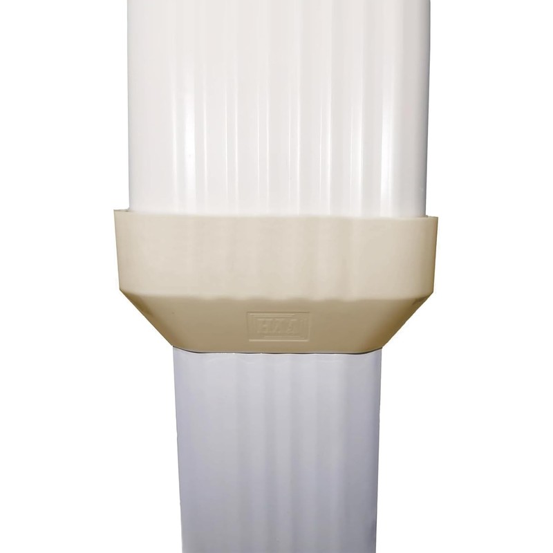 VYH 3x4 to 2x3 Gutter Downspout, Downspout to Downspout Adapter
