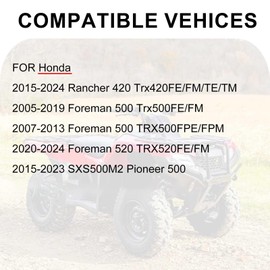 Air Filter & Air Cleaner Body & Oil Filter Spring for Honda Rancher 420 Foreman 500 520 Pioneer 500 SXS500M2 2005-2024