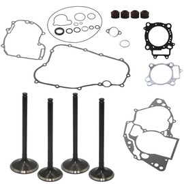 HWKWAZ Engine Intake Exhaust Valve Gasket Kit Compatible with Honda CRF250R 2004-2007 CRF250X 2004-2017