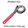 Bike Bottom Bracket Wrench, Adjustable Pin Spanner Wrench Repair Tool