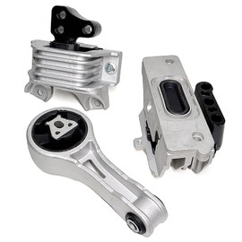 Cheyia Engine Motor & Transmission Mount Kit Compatible with 2011-2020 Dodge Journey 2.4L, Automatic Transmission, OE Replace# 5147129AD, 5147130AE, 5147774AC, A5686, A5687, A5754