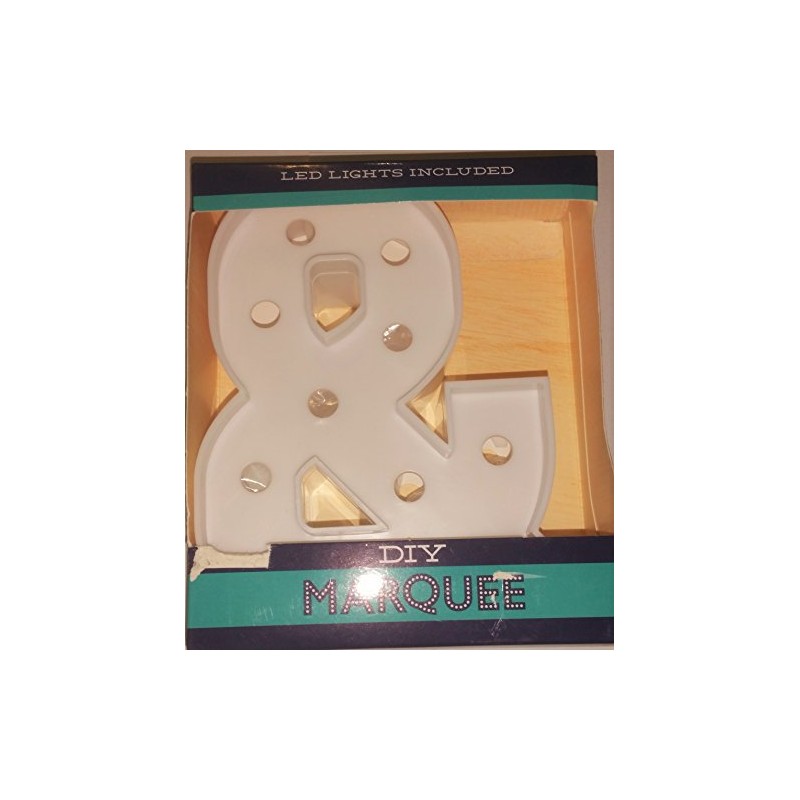 DIY Marquee "&" Sign