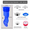 Shower Floor Drain Backflow Preventer, Waterless Trap Seal, One Way
