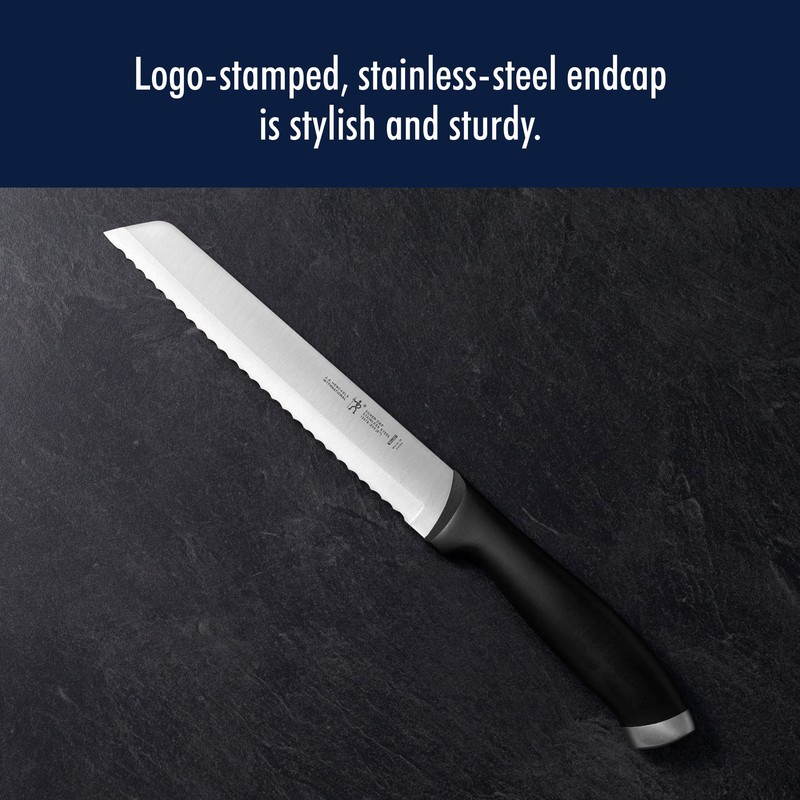 HENCKELS Silvercap Razor-Sharp 3-Piece Kitchen Knife Set, Chef Knife, Paring