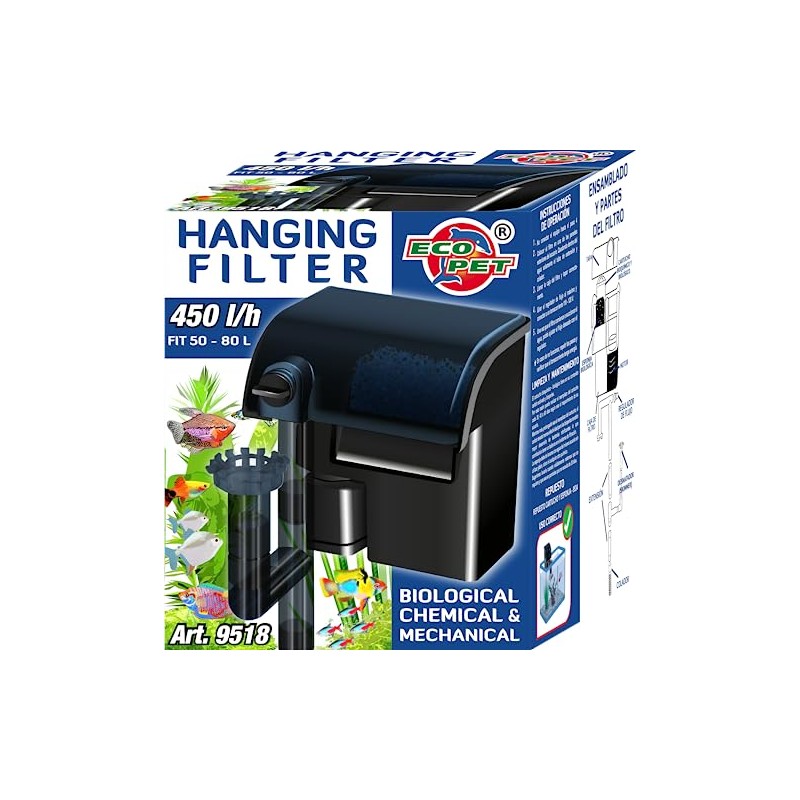 ECOPET 9518 Filtro 450L/H 50-80L