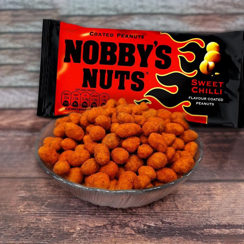 Nobbys Sweet Chilli Coated Peanuts In Mega Pub Card 20(40g)