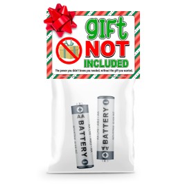 Mexgrim Funny Stocking Stuffers Gift Not Included Batteries, White Elephant Gag Gifts, Secret Santa Original Prank for Women, Boyfriend, Girlfriend or Husband Unique Novelty Joke, Made in USA