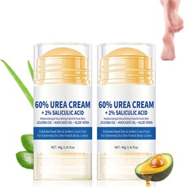 Roll On Urea Cream for Feet,Hydrating and Nourishing Foot Cream,Foot Repair for Dry Skin and Rough Heels,Hands,Knees Skin Care Heel Treatment