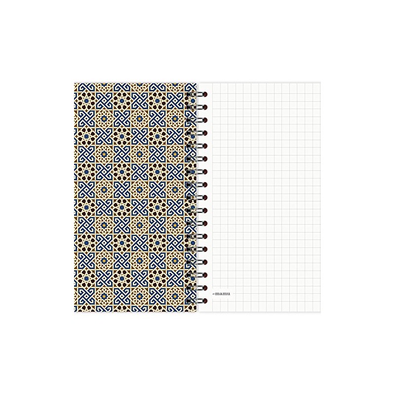 Etmamu 619 Notebook Pattern Morocco No. 3 A6/60 Sheets Graph