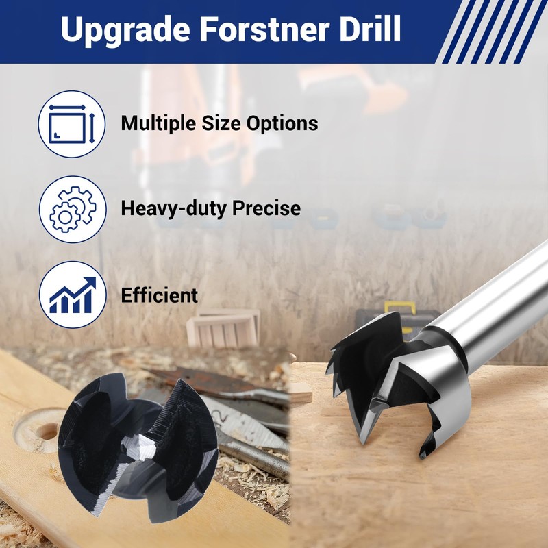 25mm Forstner Drill Bit for Woodworking, Forstner Bit Wood Drill