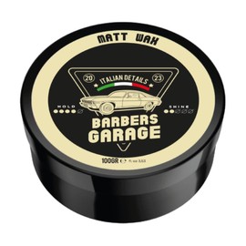 Barbers Garage Matt Wax - Hair Wax - Natural Effect - Strong Hold - Shaping and Firming - For All Hair Types - No Residue