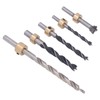 5Pcs Pocket Hole Drill Bit 3 Knife Points High Speed
