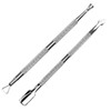 HIFAU 2PCS Premium Cuticle Pusher and Cutter, Manicure Tools Set