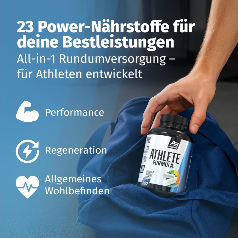 ALL STARS Athlete Formula – 210 Capsules with Vitamin and