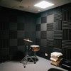 12pcs-96pcs Black Soundproof Wall Pad , 12"X12"X1" Acoustic Foam Panel