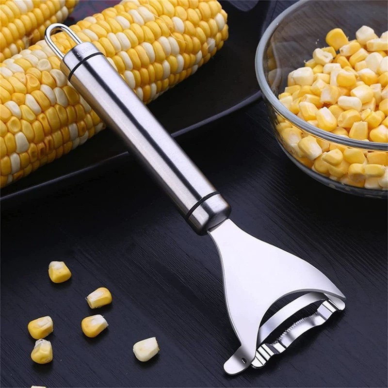 2PCS Corn Planer Cutter Thresher Peeler, Corn Thresher Cob Stripper
