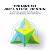 XMDCuber QY Toys 3x3 Pyramide Speed Cube Stickerless, 3x3x3 Pyraminx