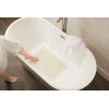 Rubbermaid Commercial Products Non Slip White Suction Backed Bath Mat