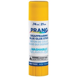Prang Washable Glue Stick, Blue.74 Oz, 1 Count | Prang