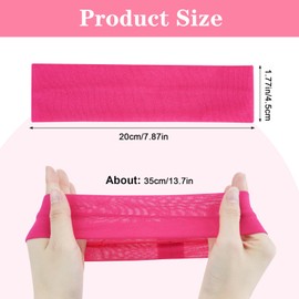 JINGIHE 16 Pieces Women's Hair Band, Colourful Sports Sweatband, Forehead, Wide Elastic Headband Head for Gym, Exercise, Running, Girls, Yoga, Fitness, Cycling, Workout