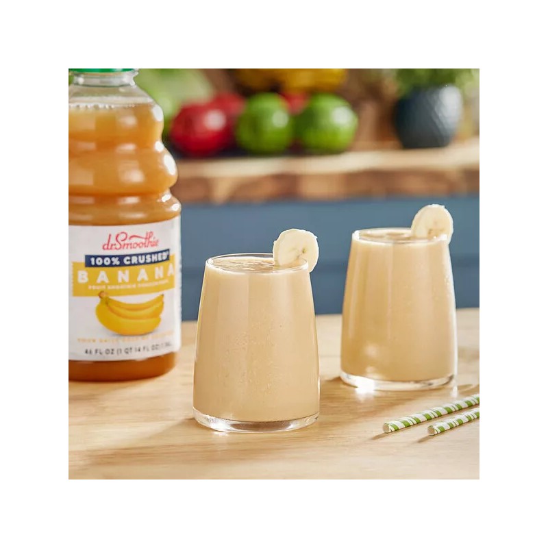 FixtureDisplays Dr. Smoothie 100% Crushed Banana Fruit Smoothie Mix 46