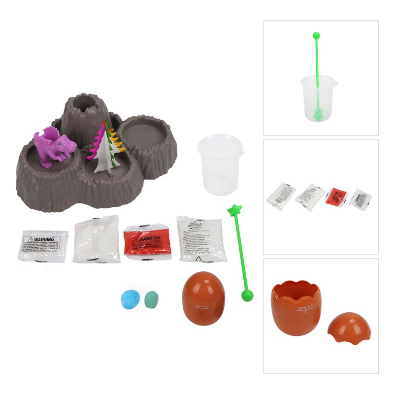 Children Chemical Science Kit Kid Science Experiments Volcanic Eruption Scene