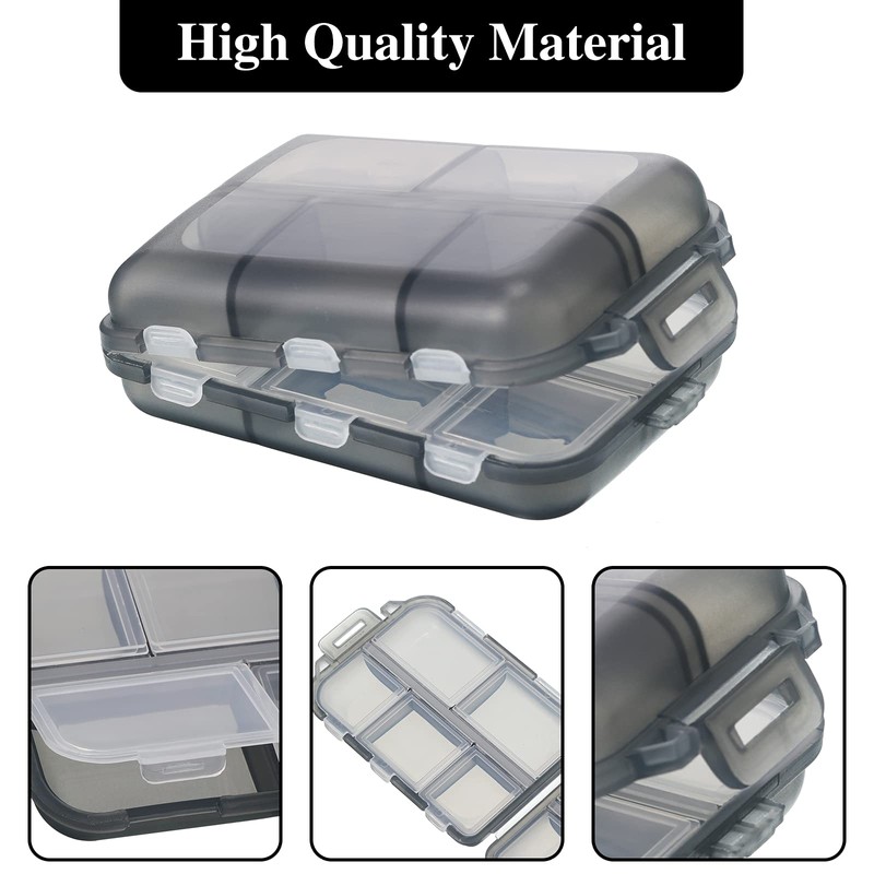 10 Grids Pill Cases Small Pill Organizer Box Weekly Travel