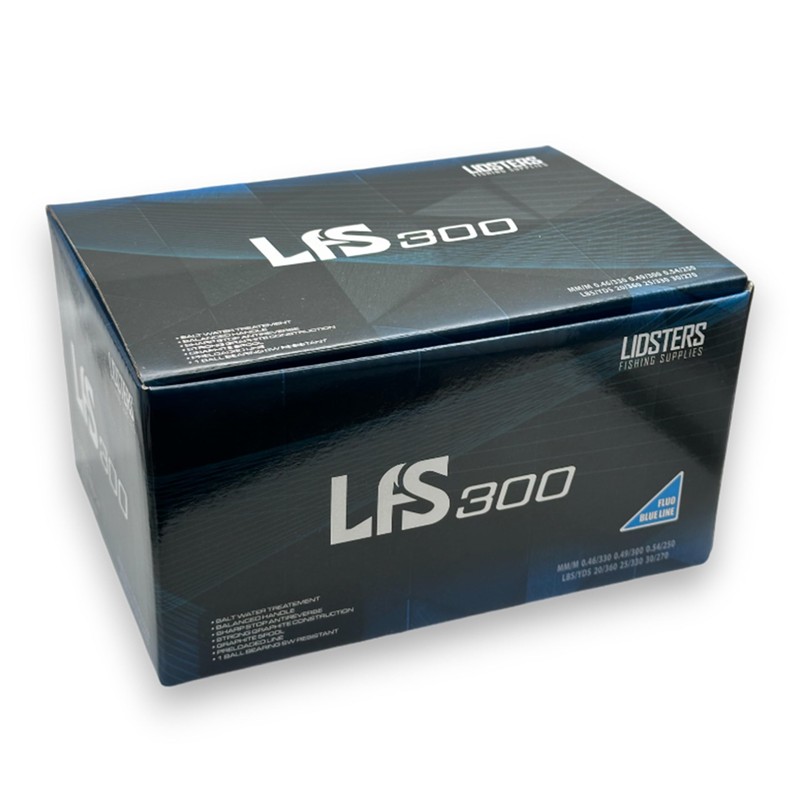 LFS 300 Multiplier Sea Fishing Reel 20lb Blue line 1bb