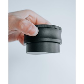 Normcore 58.5mm Coffee Gravity Distributor - Espresso Coffee Leveler Tool for 58mm Portafilter - Gravity Adaptive Coffee Distributor Leveler with Titanium PVD Coating V Blade Base