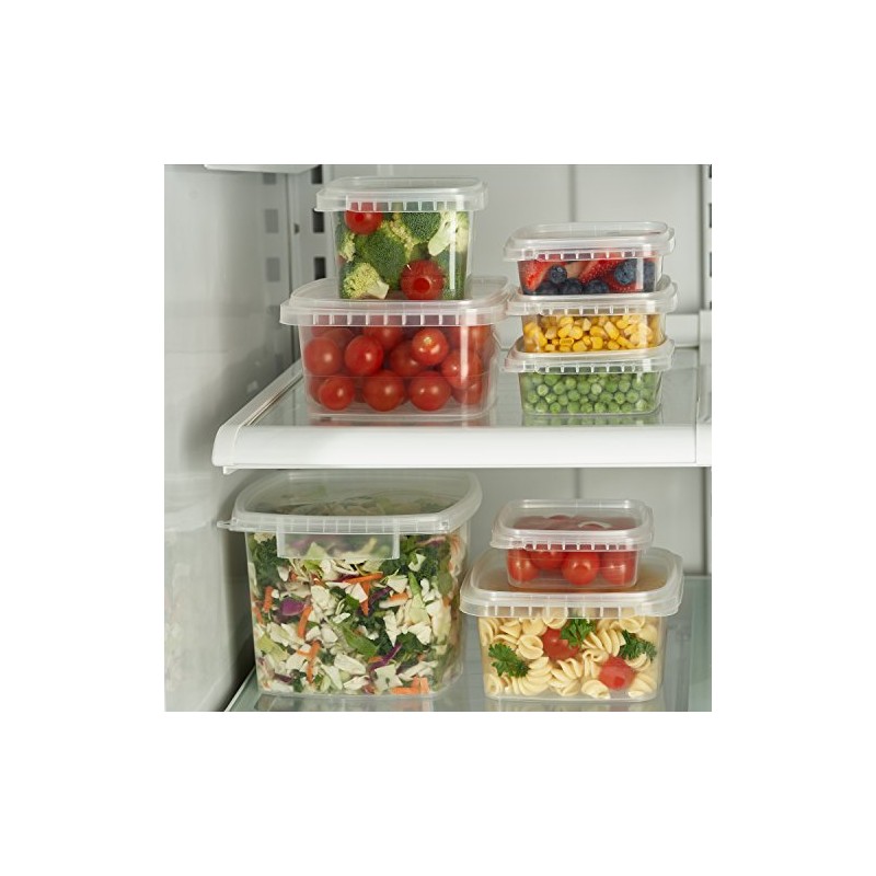 Clear Deli Food Storage Containers With Lids Tamper evident security