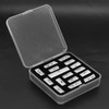 16pcs/Set Air Conditioner Button Switch Cover Silver Replacement for Jaguar