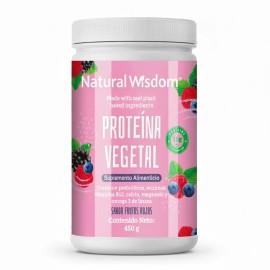 Protena Vegetal Frutos Rojos  450 G  Nutricin Prctica Para El Da A Da  Fcil De Integrar A Tu Rutina  Ideal Para Rutinas Activas, Trabajo O Estudio    
