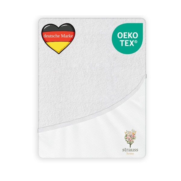 Strauss Home® Waterproof Mattress Protector Round 200 x 200 cm