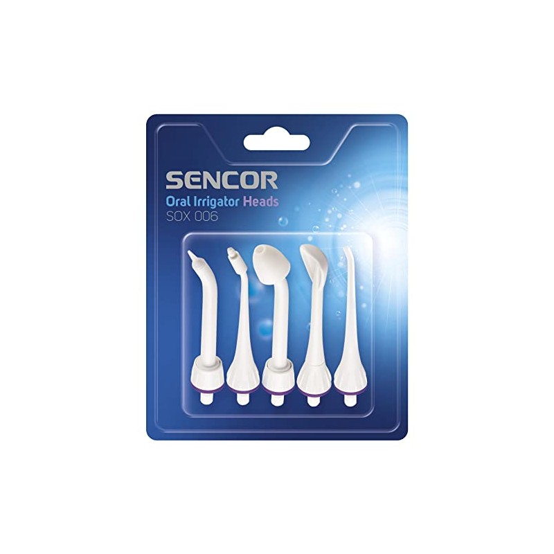 Replacement Heads for Oral Irrigation - White/Purple