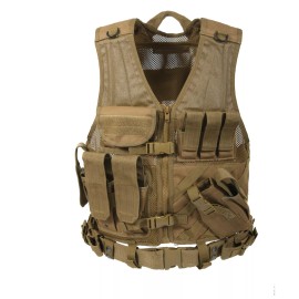 Rothco Cross Draw Tactical Vest - Coyote