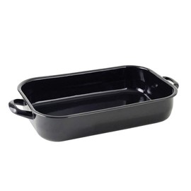 Krüger 14126 Enamelled, steel, square pan, light, 26x16x6 cm