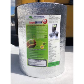 SmartSHIELD -5mm 16''X50ft Reflective Insulation Roll, Foam Core Radiant Barrier, Thermal Foil Insulation - Engineered Foil