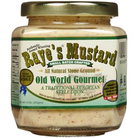 Raye's Old World Gourmet Classic Brown Mustard - 9 Ounces
