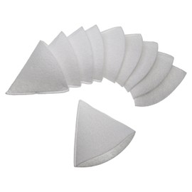 vhbw 10x Cone Filter Replacement for Zehnder 990320031 for Ventilation System - Exhaust Filter G4, DN 100 White