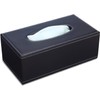 Tebery Rectangular PU Leather Tissue Box Napkin Holder for Home