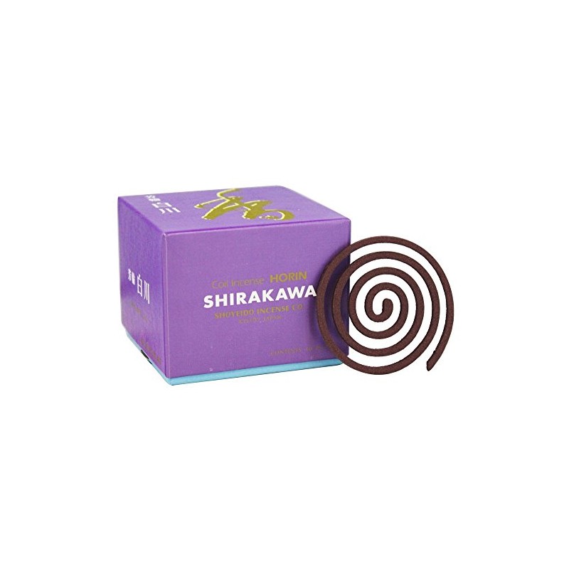 SHOYEIDO White River Incense Coils, 10 CT