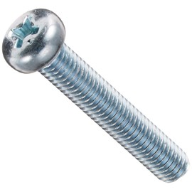 Osato Uniqlo 61026 Machine Screws, Pot Head 0.2 inch (5 mm) x Length 1.2 inches (30 mm), Pack of 50
