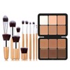 Professional Makeup Cream Contour Palette, MKNZOME 12 Colours Concearler Full